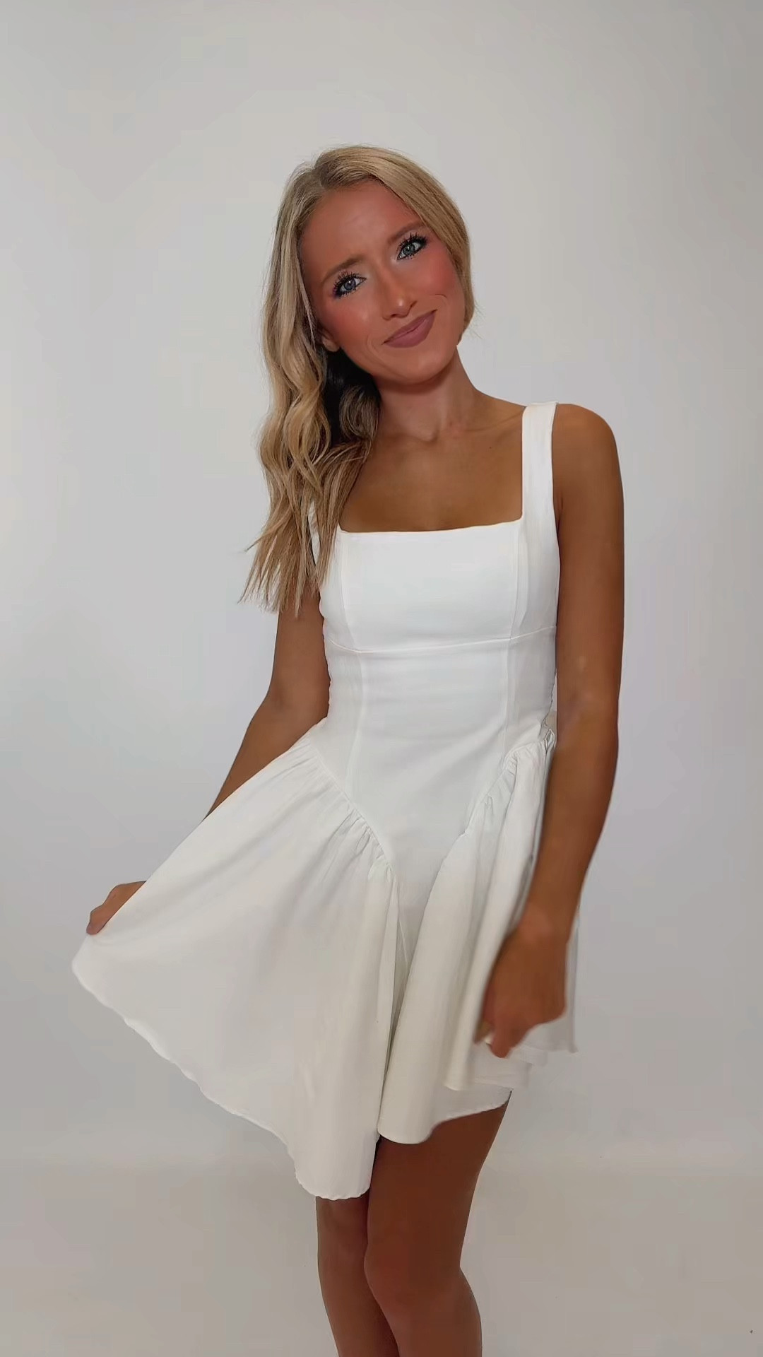 Perfect dress for brides!
Wearing a size small (can size up if needed)!!

#LTKWedding #LTKStyleTip #LTKFindsUnder50