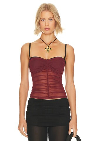 Miaou Renzo Top in Russet from Revolve.com | Revolve Clothing (Global)
