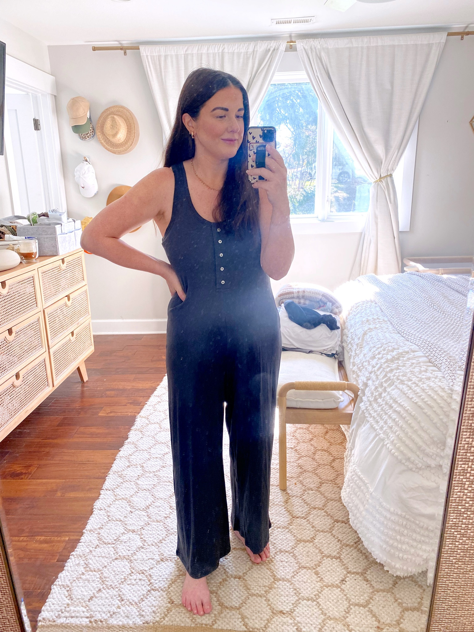 Breastfeeding friendly jumpsuit!! TTS and a super soft lightweight fabric! 

#LTKunder50 #LTKfamily #LTKsalealert