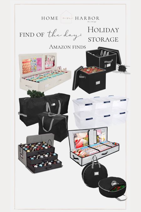 Holiday storage and organization on Amazon  

#LTKHoliday #LTKhome #LTKSeasonal