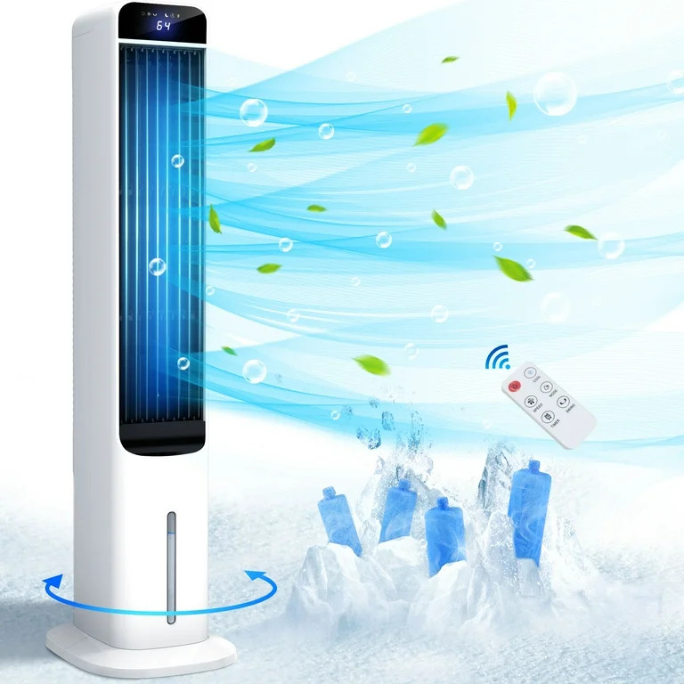 LifePlus Evaporative Air Cooler Tower Fan Portable Air Conditioners Indoor 3-in-1 Humidifier 41.5... | Walmart (US)