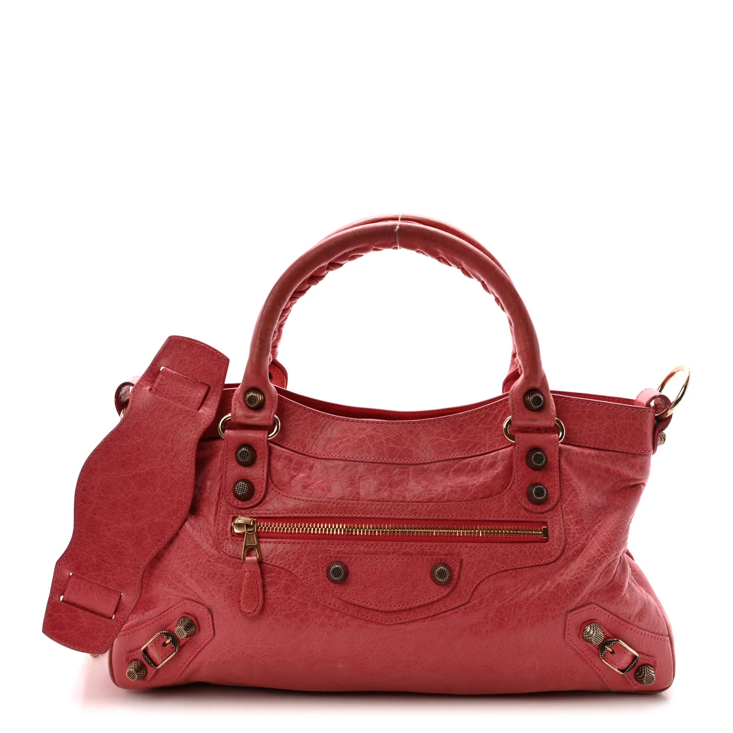 Agneau Giant 12 Rose Gold Hardware First Grenadine | FASHIONPHILE (US)