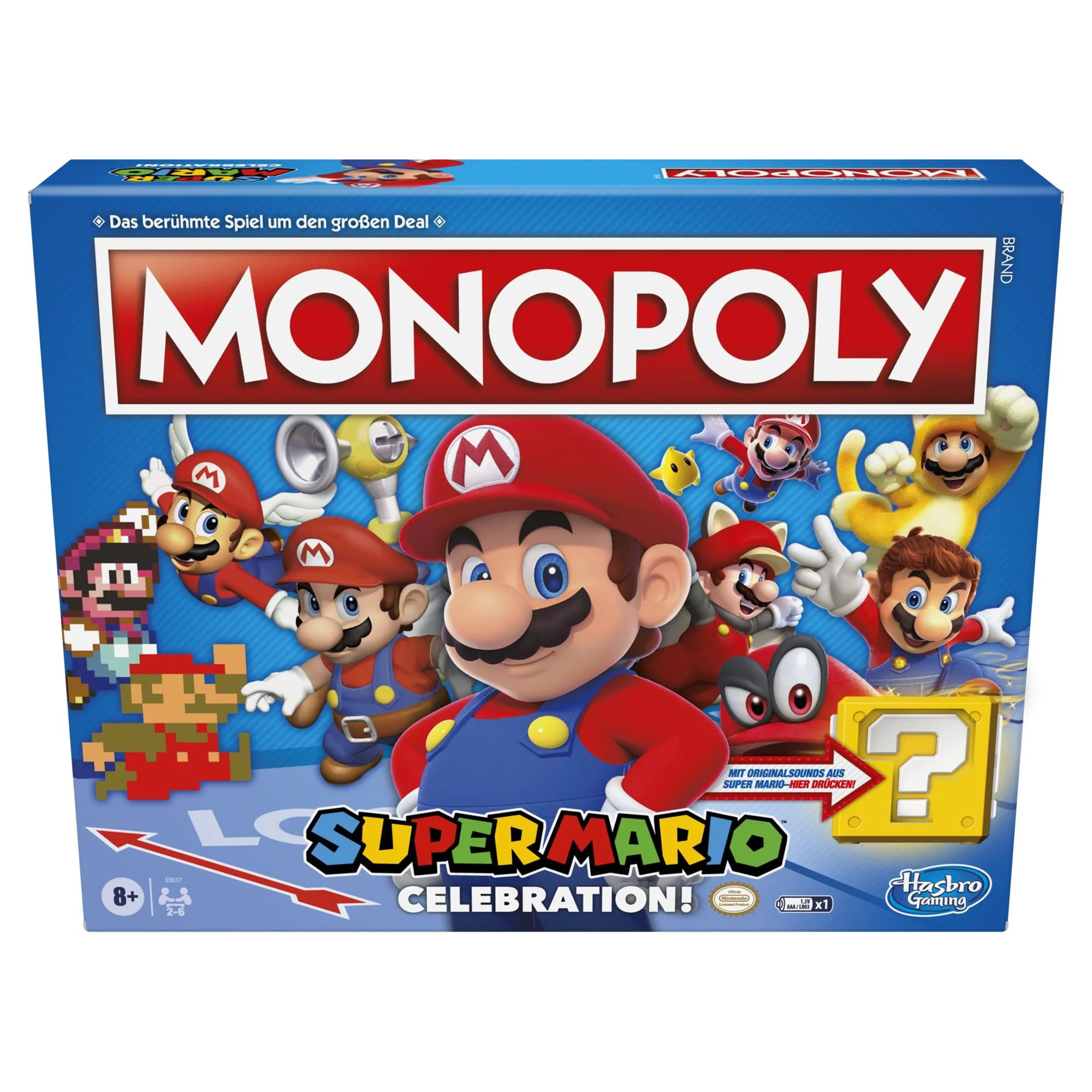 Monopoly Super Mario Celebration Edition Board Game for Kids Ages 8 and Up - Walmart.com | Walmart (US)