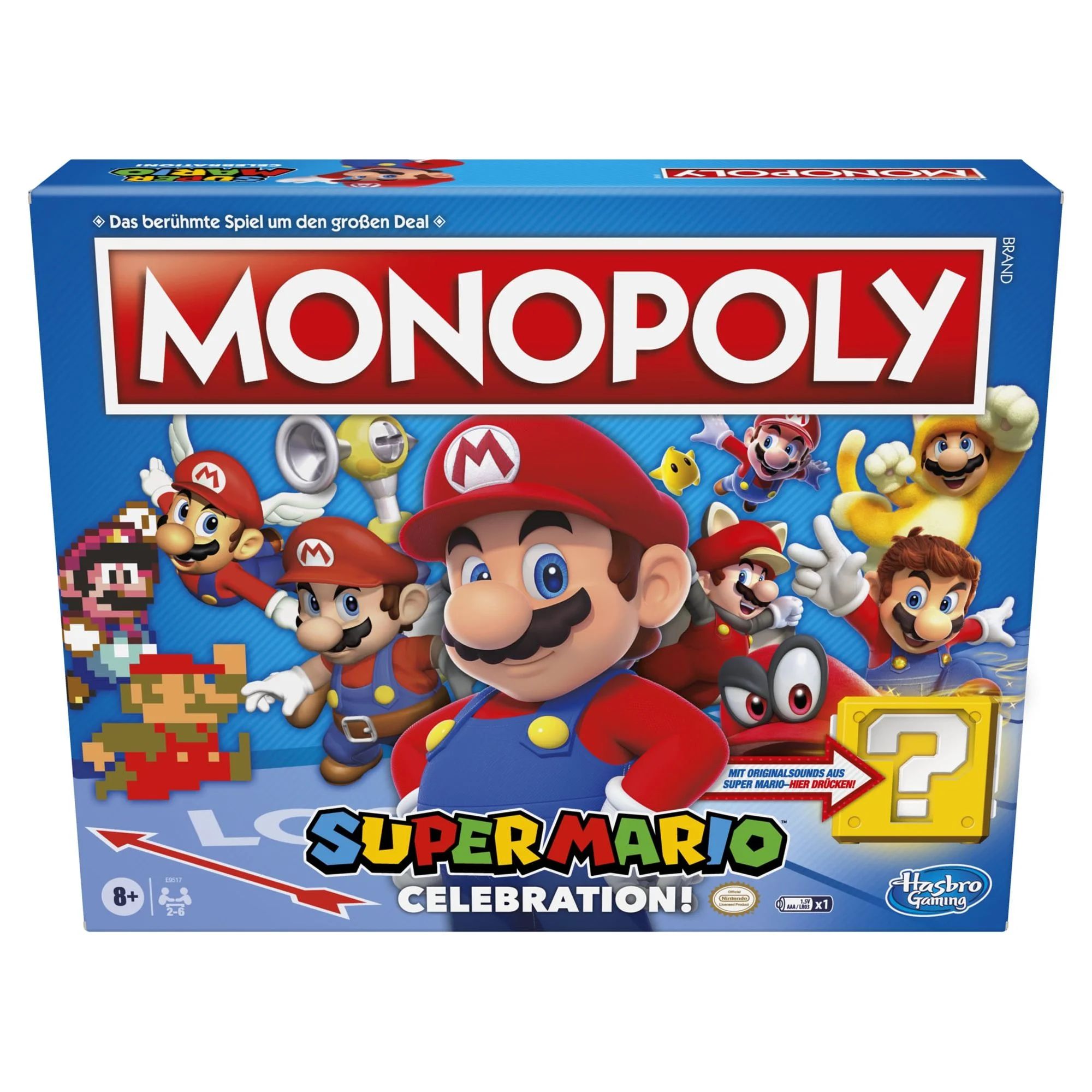 Monopoly Super Mario Celebration Edition Board Game for Kids Ages 8 and Up | Walmart (US)