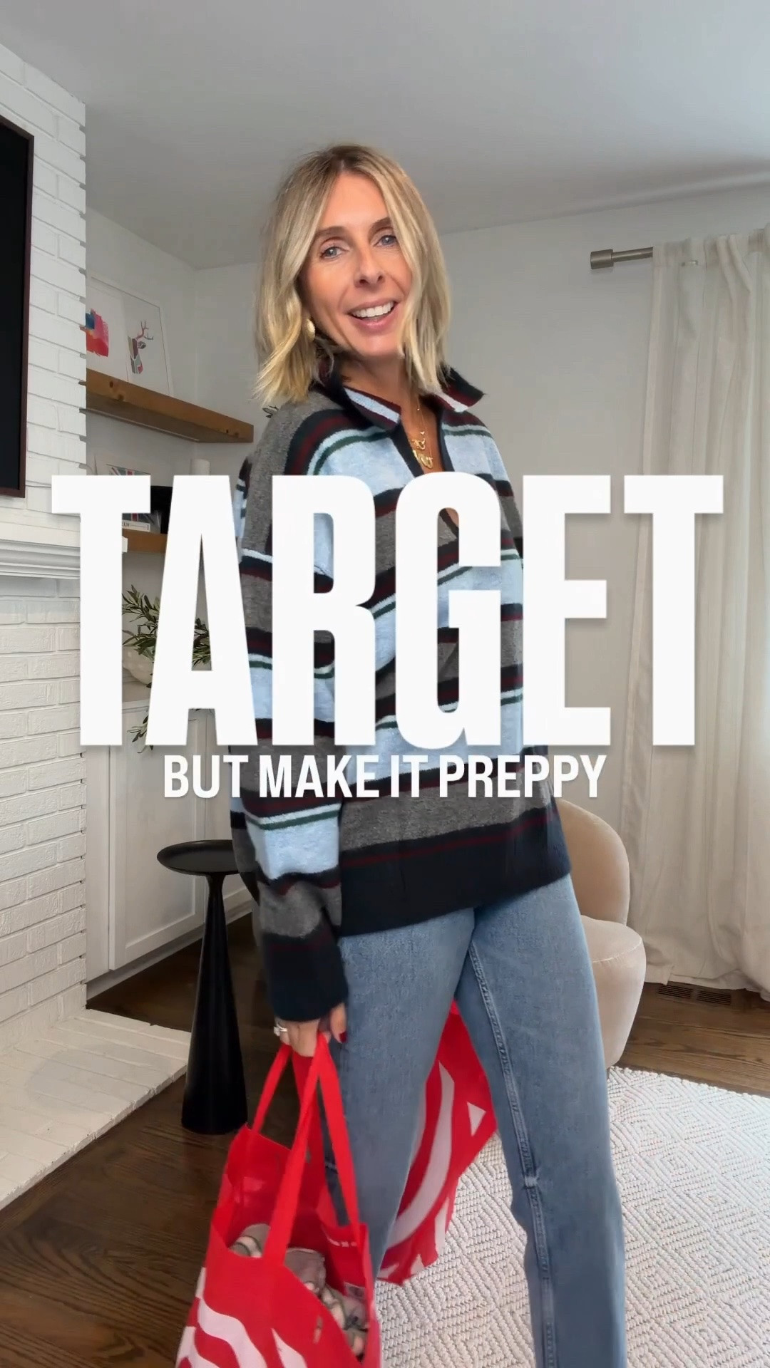target, but make it preppy!!⚜️
ty for being here, i love shopping for you! 

CABLE KNIT - xl (runs small)
BROWN STRIPED SHIRT - small
JEANS - 27 (size down one)
BROWN CROPPED SHIRT - medium
GREY SWEATSHIRT- small (oversized)
GREY SWEATS - small (generous sizing)
BLUE PLAID MINI - size 4
BLUE KNIT TANK - small 
CHARCOAL BLAZER - small (very oversized)
CABLE KNIT - xl (runs small)
STRAIGHT LEG JEANS - size 2 (size down)
BURGUNDY BARREL PANTS - size 4
WHITE LONG SLEEVE - xs (size down)

⚜️⚜️⚜️⚜️⚜️⚜️⚜️⚜️⚜️⚜️⚜️

fall fashion 2026, effortless style, midlife style, over 40 style, fall style, cool style, preppy style, target style, target outfit, weekend outfit, casual outfit, cool mom style,

#LTKootd #LTKgrwm #LTKOver40