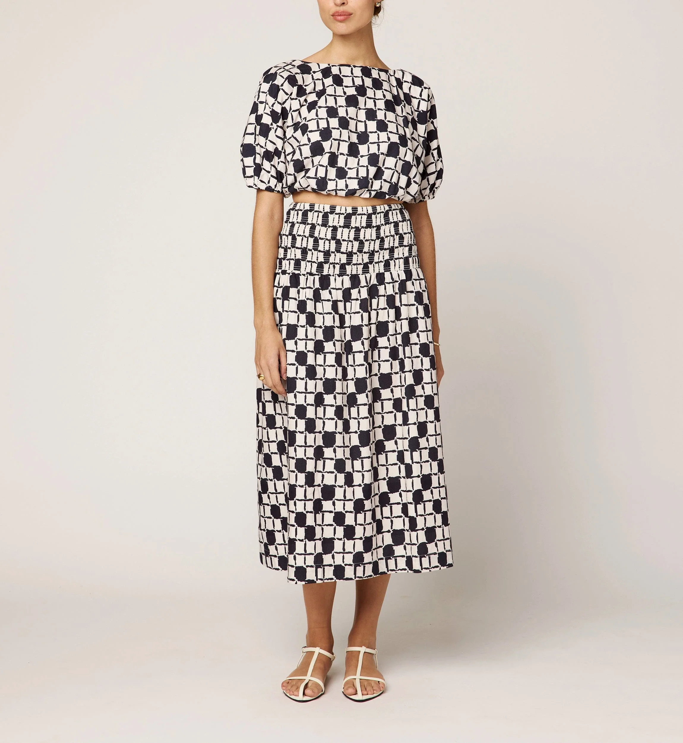 Melanie Midi Skirt | San Marino | Cleobella