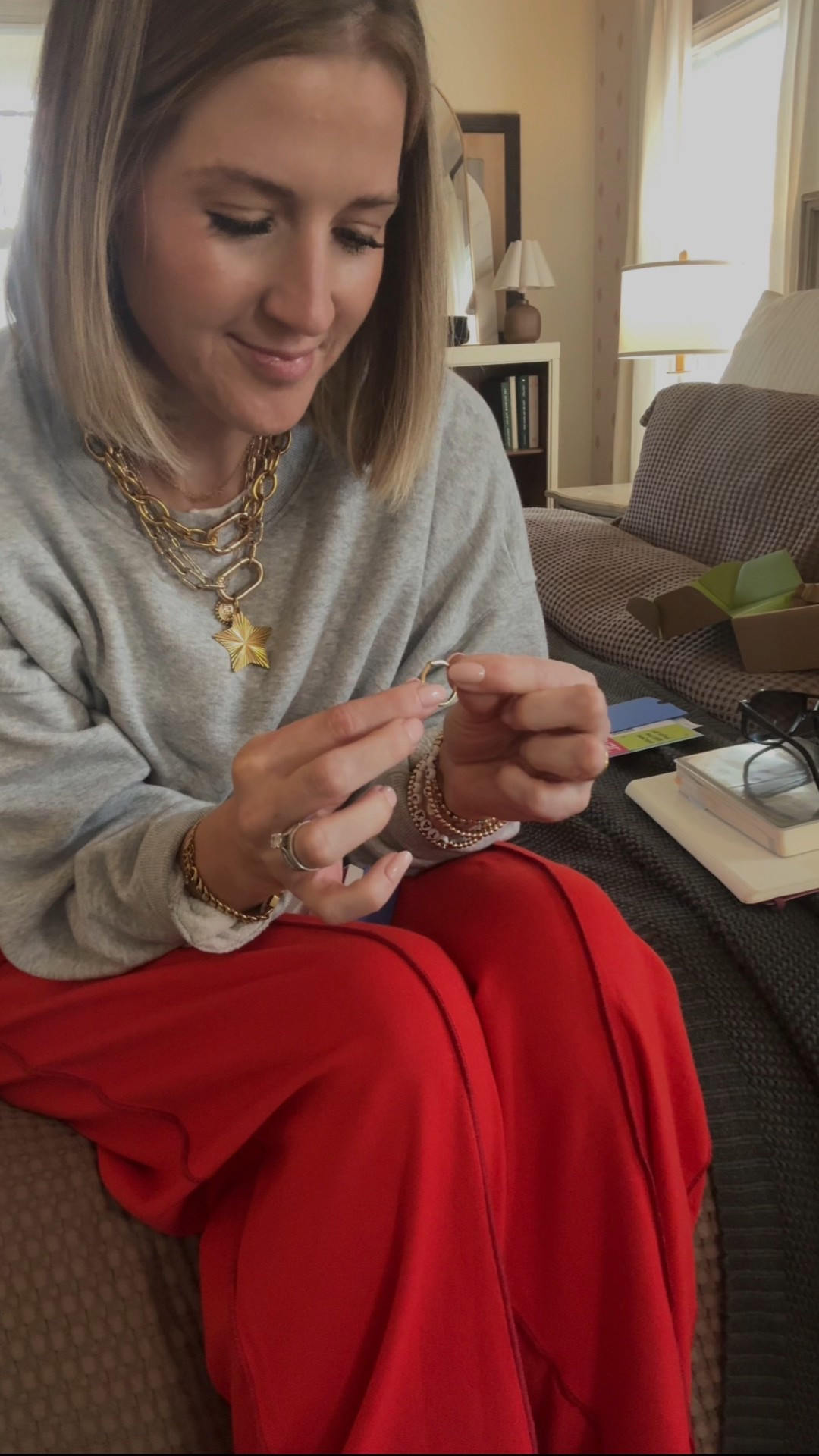 GRWM to do all the mom things & probably forget some things. It’s so easy to get lost in the everyday of motherhood and the long to do lists. A hundred things to do and not enough time to do it. As a mom I question myself all the time. Am I doing it right. Am I doing enough. Comparison… Overthinking… I think that’s probably most of us. Practiced a little self love creating this ring for myself & it came in at just the right time. 

I chose the bezel set with a Smokey quartz stone bc of the meaning (strength & resilience). It’s dainty and perfect for everyday wear and a quiet everyday reminder. 

@jewlr has so many beautiful options perfect for Mother’s Day gifts or just a gift for yourself bc you deserve it. 

Necklaces are HIVE Designs Code EMILY15 

#LTKgrwm #LTKdayinmylife #LTKootd