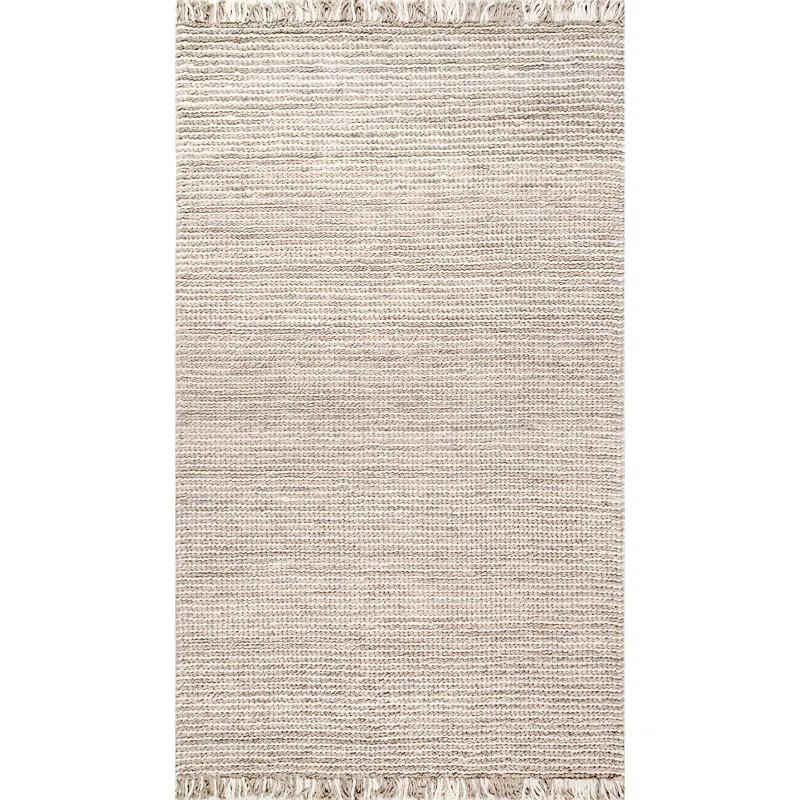 Madison Handmade Tufted Wool Beige Area Rug | Wayfair Professional