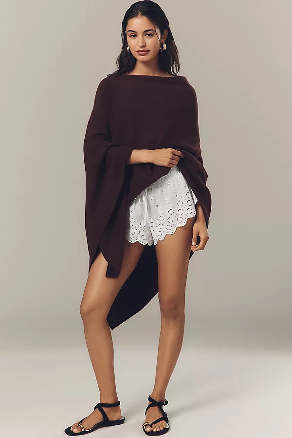 Lightweight Poncho Sweater | Anthropologie (US)
