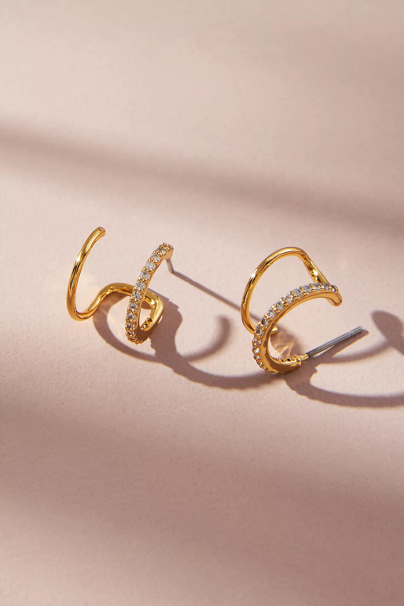 Double Huggie Earrings | Anthropologie (US)
