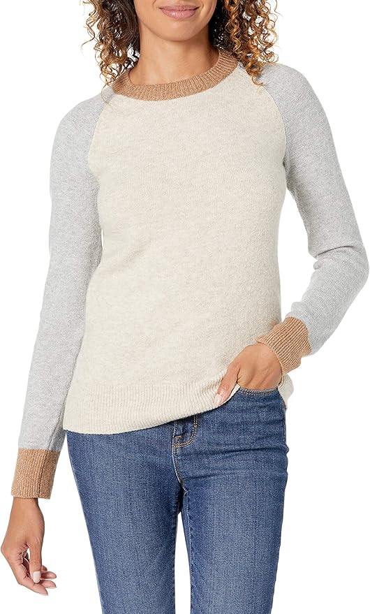 Amazon Essentials Women's Classic-Fit Soft Touch Long-Sleeve Crewneck Sweater | Amazon (US)