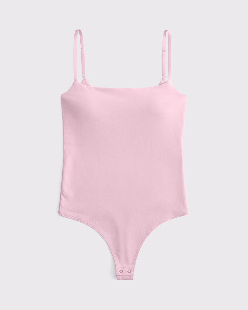 Abercrombie & Fitch Women's Bra-Free 90s Cami Bodysuit in Pale Mauve - Size XXS | Abercrombie & Fitch (US)