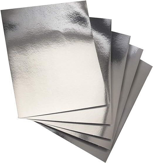 Hygloss Metallic Foil Board Card Stock Sheets, Arts & Crafts, Classroom Activities & Card Making,... | Amazon (US)