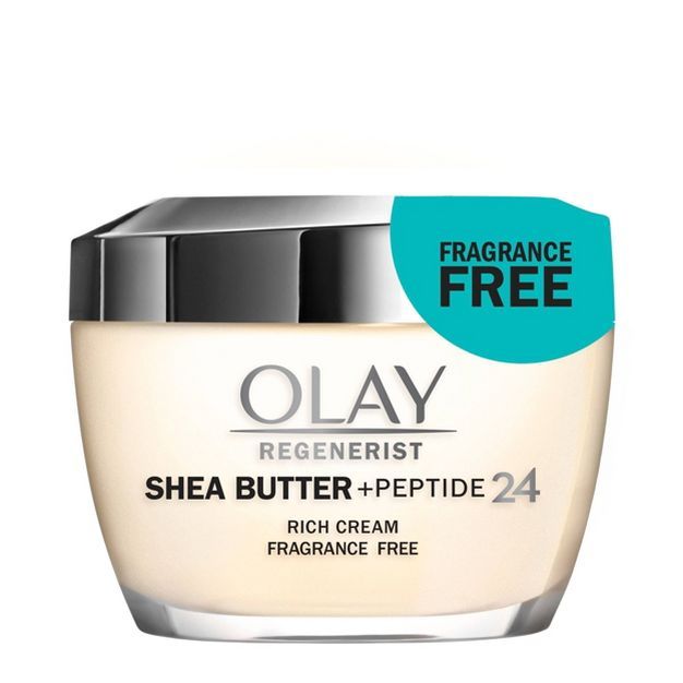 Olay Regenerist Shea Butter + Peptide 24 Face Moisturizer Fragrance-Free -1.7oz | Target