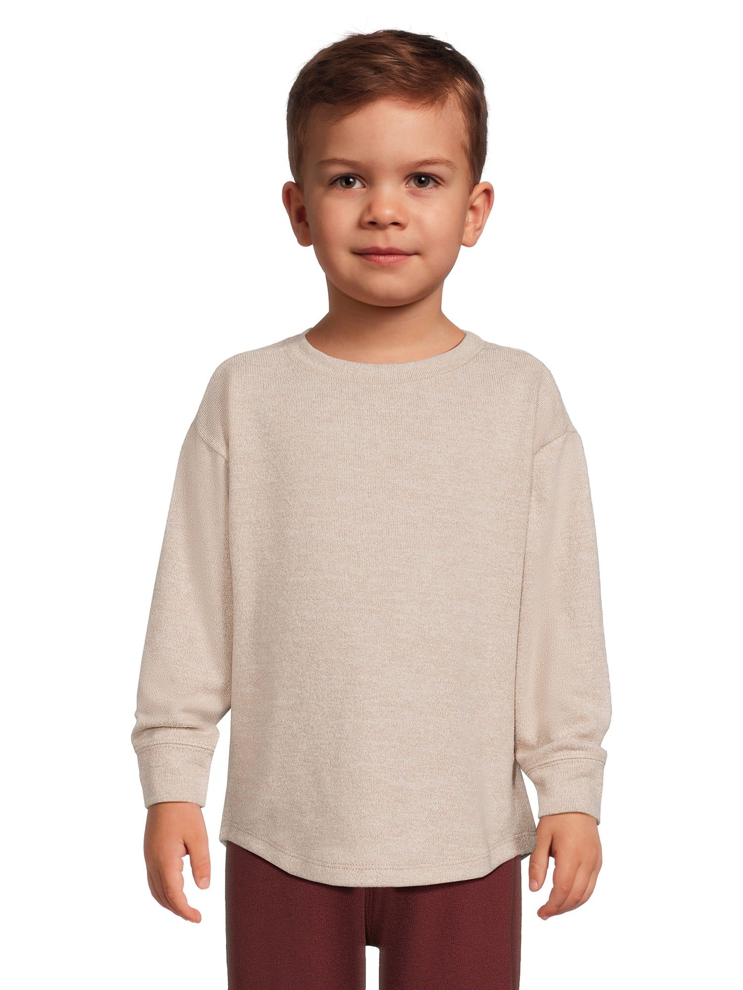 Garanimals Toddler Boy Long Sleeve Knit T-Shirt, Sizes 12M-5T | Walmart (US)