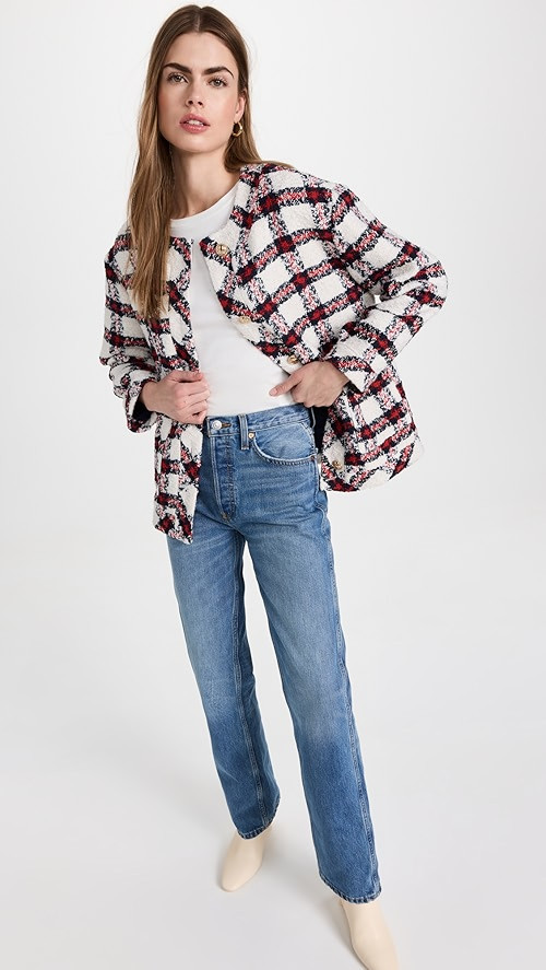 Check Boucle Jacket | Shopbop