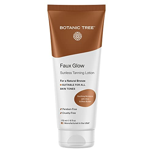 Botanic Tree Self Tanner - Sunless Tanner for Natural-Looking Fake Tan-Herbal Self Tanning Lotion for Flawless Bronzer Skin-Instant Face and Body Tanner for Fair and Dark Skin. | Amazon (US)