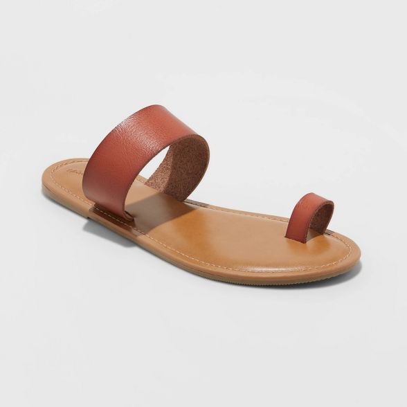 Women's Kessie Toe Ring Slide Sandals - Universal Thread™ | Target