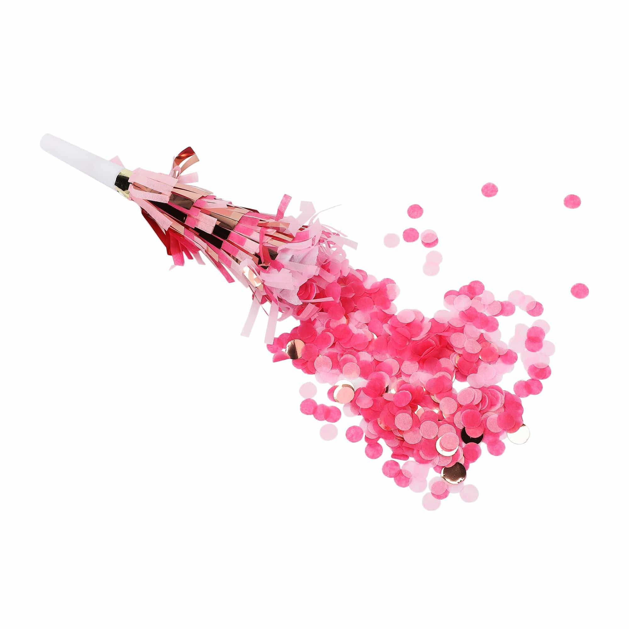 Pop of Pink Confetti Party Blower | Packed Party
