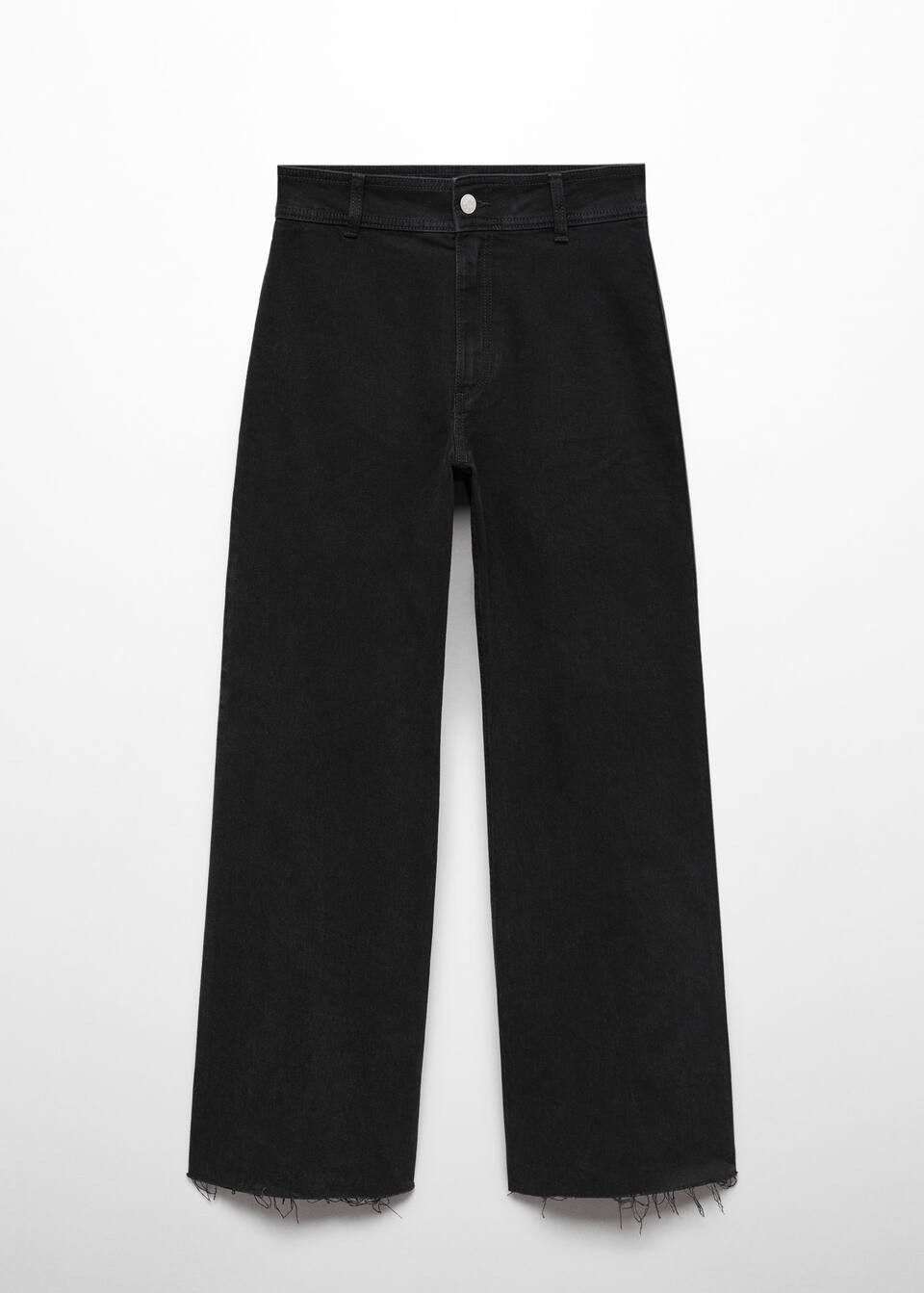 Jeans culotte high waist -  Women | Mango USA | MANGO (US)