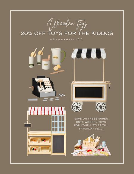 Check out these cute wooden toys on sale right now for 20% off starting at just $19.99!

#LTKKids #LTKFindsUnder100 #LTKSaleAlert