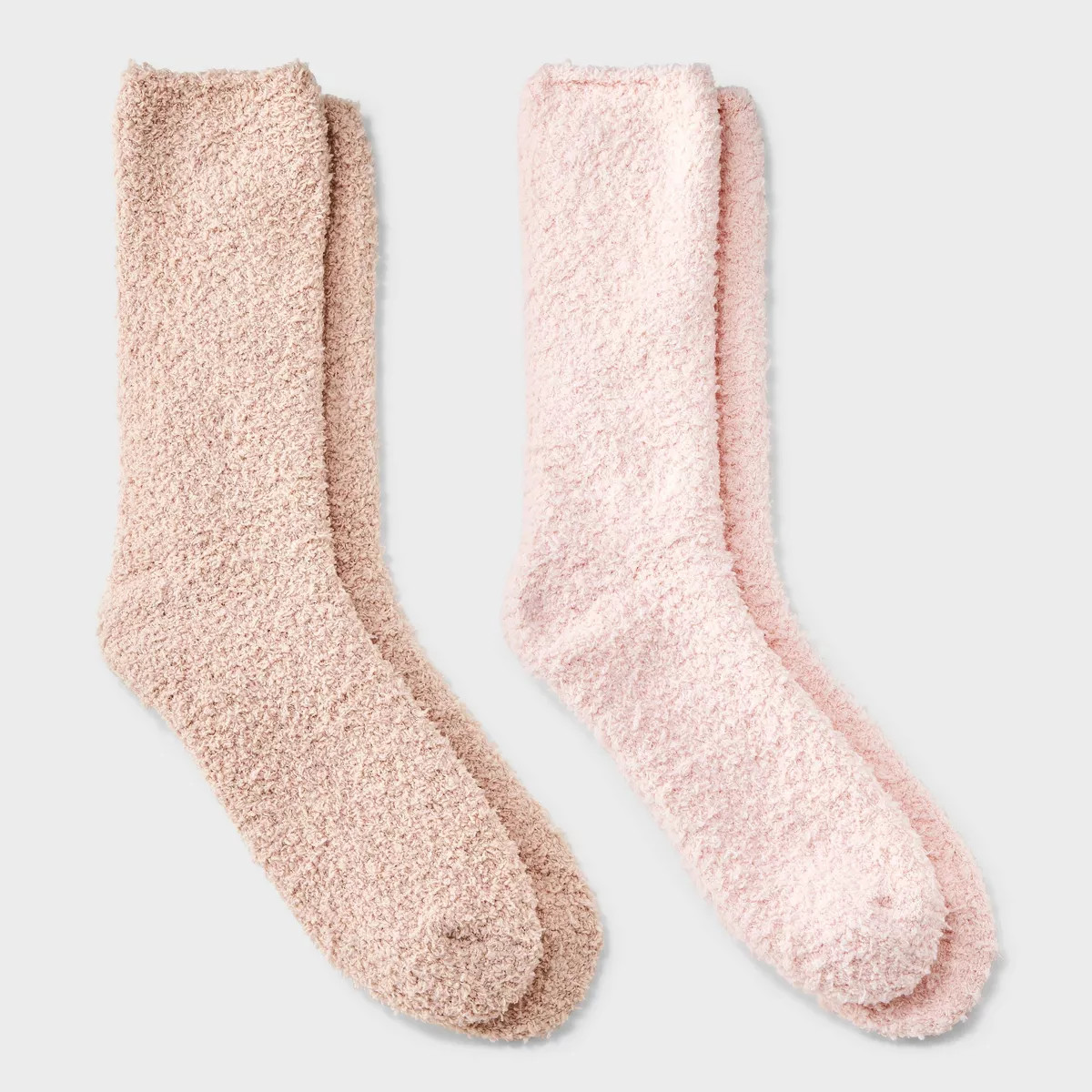 Women's Solid 2pk Cozy Crew Socks - Auden™ | Target