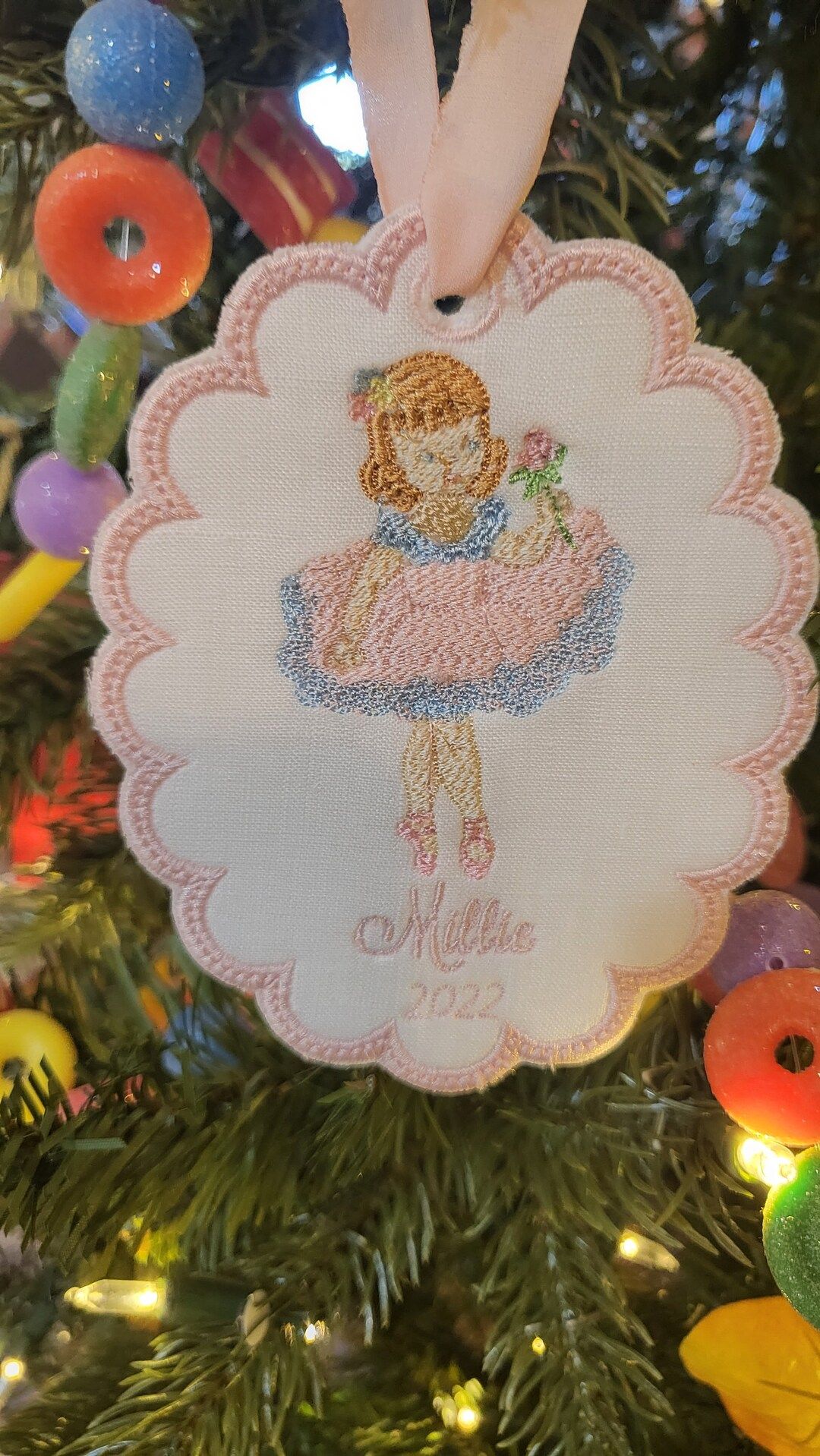 Ballerina Christmas Ornament, Personalized Christmas Ornament, Baby's 1st Christmas, Monogrammed ... | Etsy (US)