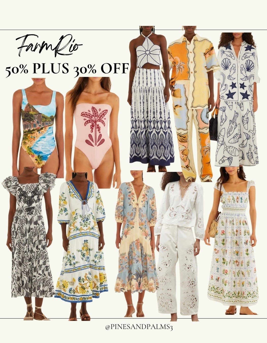 Farm Rio 50% plus extra 30% off

#LTKTravel #LTKSwim #LTKSaleAlert
