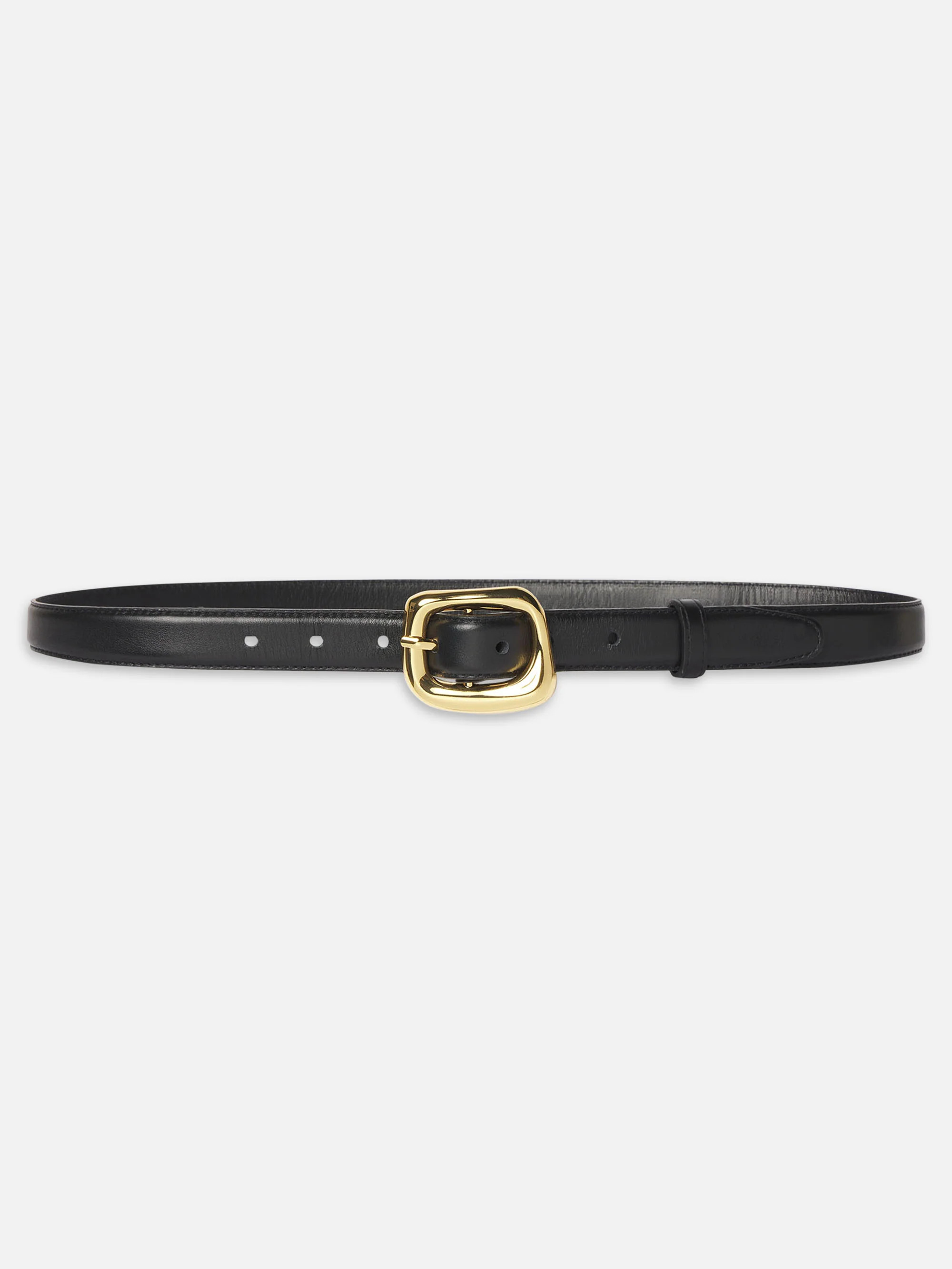 The Organic Buckle Belt -- Black | Frame Denim