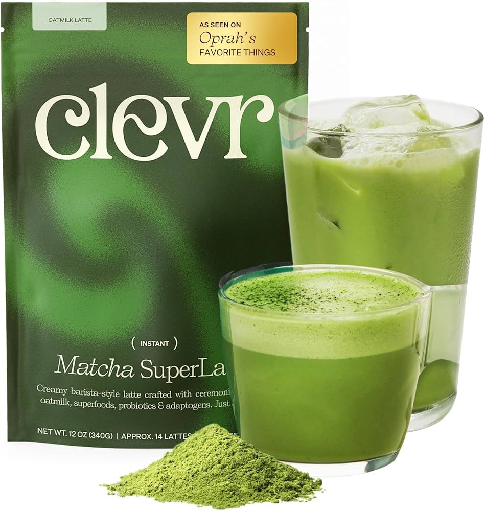 Clevr Blends Organic Matcha Green Tea Latte, Instant Ceremonial Grade Matcha, Superfood Powder Bl... | Amazon (US)