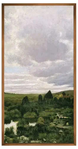 Unframed Rolled Nature Vertical Wall Art Canvas - Long Narrow Vertical Posters - Oblong Skinny Ar... | Amazon (US)