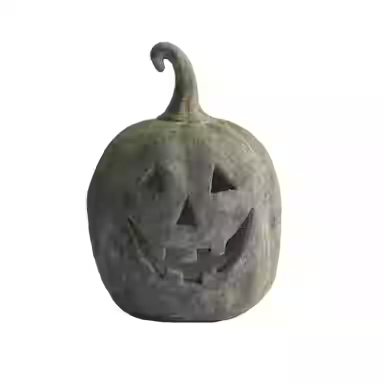 Outdoor Pumpkins Terracotta Decor - Classic Handmade Jack O' Lantern, Lights Up to Shine at Night... | Walmart (US)