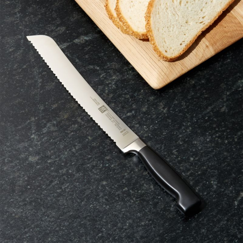 ZWILLING Four Star 9" Country Bread Knife + Reviews | Crate & Barrel | Crate & Barrel