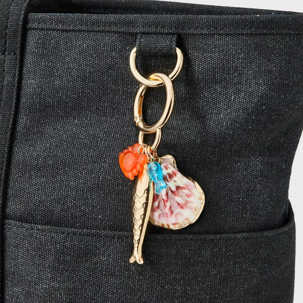 Mixed Cluster Shell & Fish Handbag Charm - A New Day™ | Target