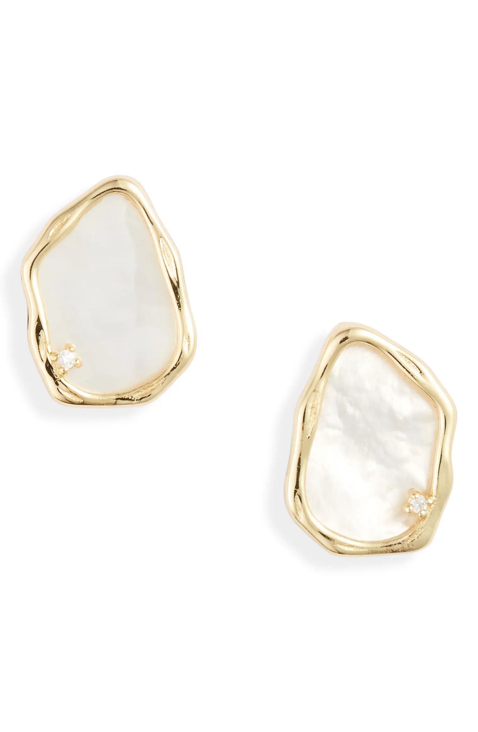 Argento Vivo Mother of Pearl Stud Earrings | Nordstrom