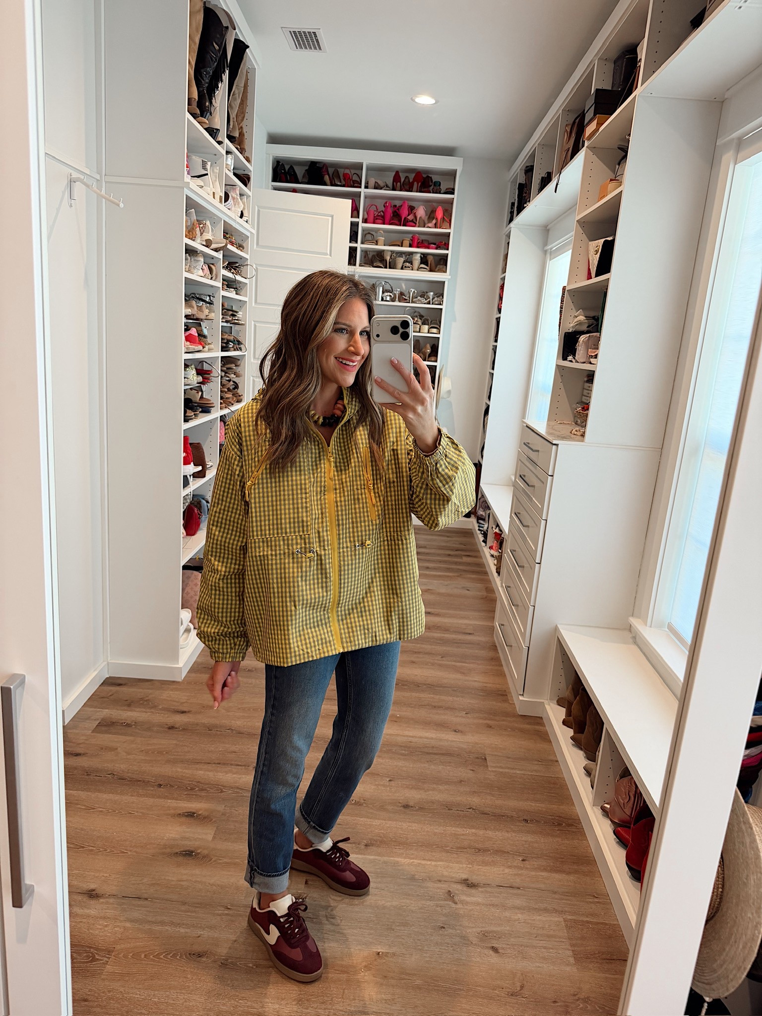 In a medium jacket, size 27 pants, necklace, sneakers and accessories - fits tts.

#LTKootd #LTKgrwm #LTKSeasonal