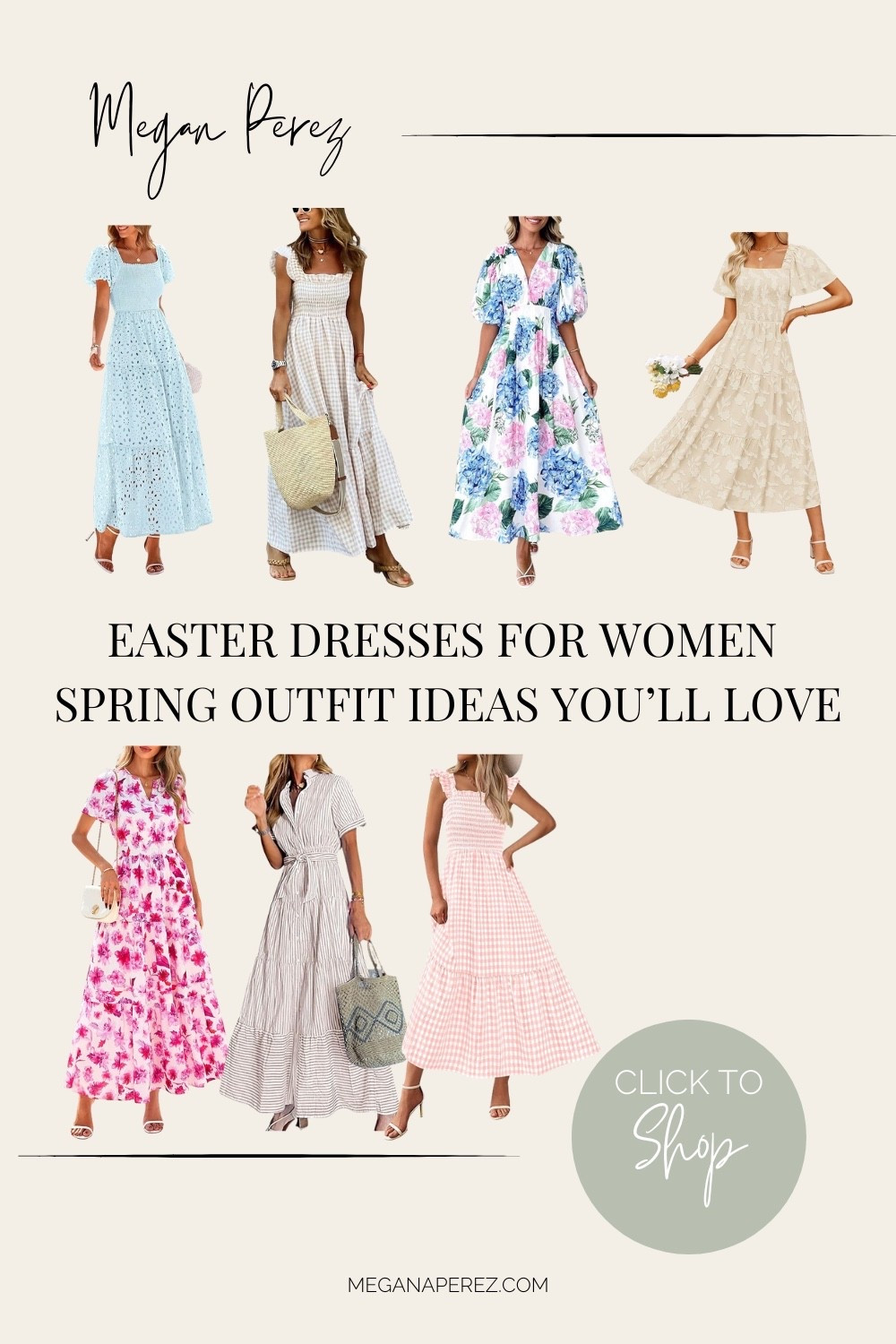The prettiest Easter dresses for spring 🌸
Sharing some of my favorite finds that are perfect for church, brunch, or spending the day with family. Think soft colors, flowy silhouettes, and pieces you can wear all season long.
These are all pieces I’d personally wear — simple, feminine, and easy to style 🤍
#easterdresses #springoutfits #easteroutfitideas #amazonfinds

#LTKWedding #LTKootd