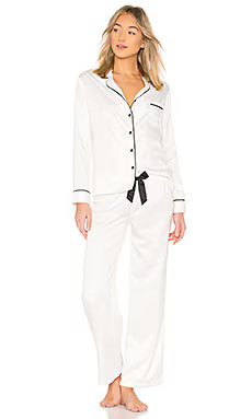 BLUEBELLA Claudia Shirt & Trouser Set in Cream from Revolve.com | Revolve Clothing (Global)