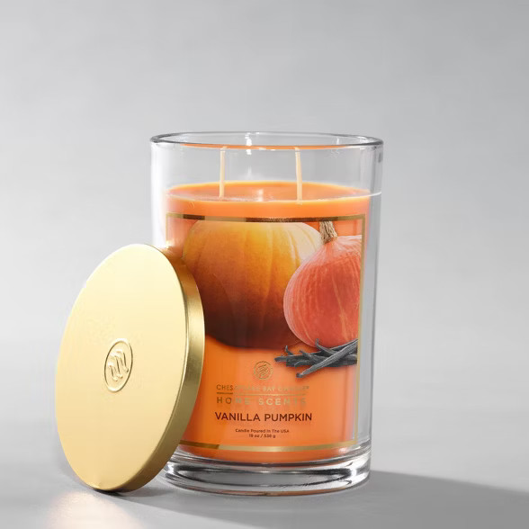 Glass Jar Vanilla Pumpkin Candle - Home Scents | Target