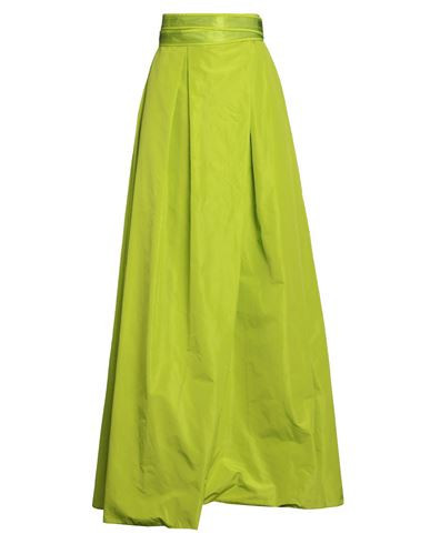 Pinko Woman Maxi skirt Lime green Size M Polyester, Viscose | YOOX (US)