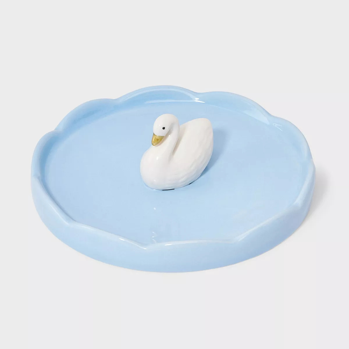 Swan Ceramic Jewelry Tray - Wild Fable™ Blue/White | Target
