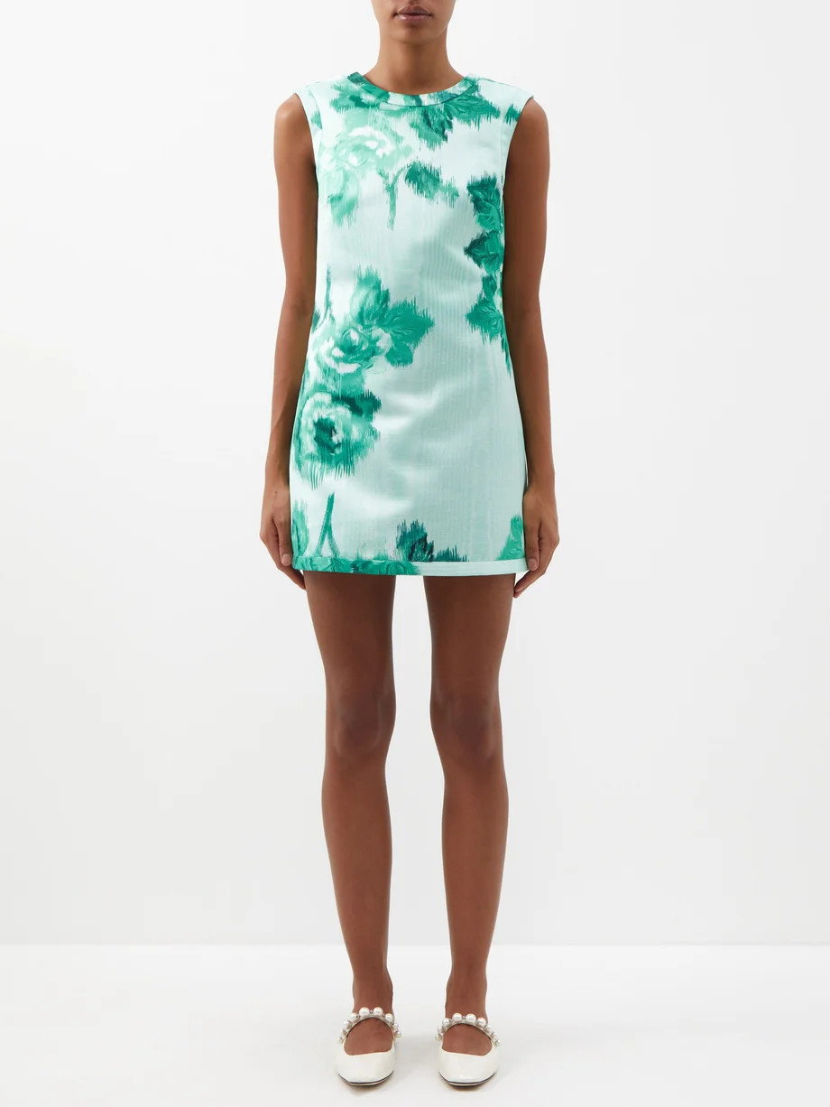 Emmy floral-print crepe mini dress | Emilia Wickstead | Matches (US)