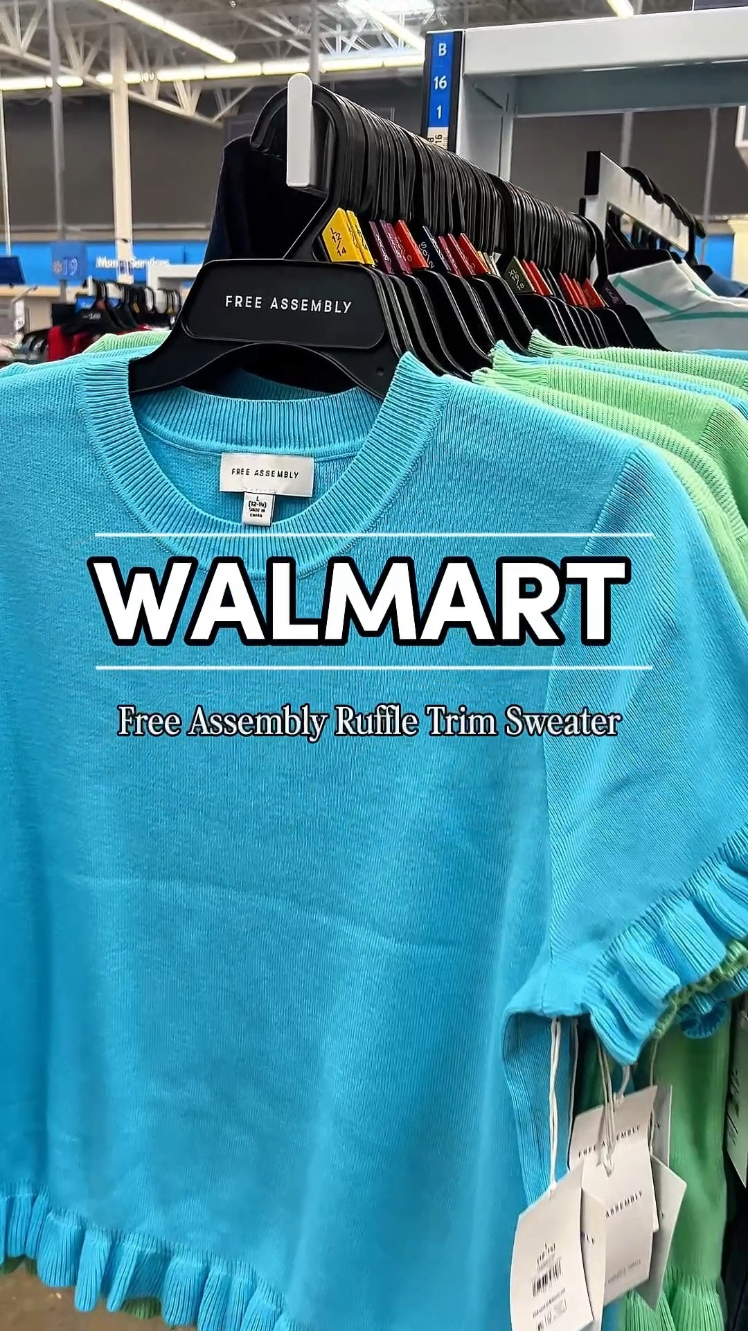 The colors on this ruffle trim sweater at Walmart are so pretty.#walmartpartner

#LTKootd #LTKvlog