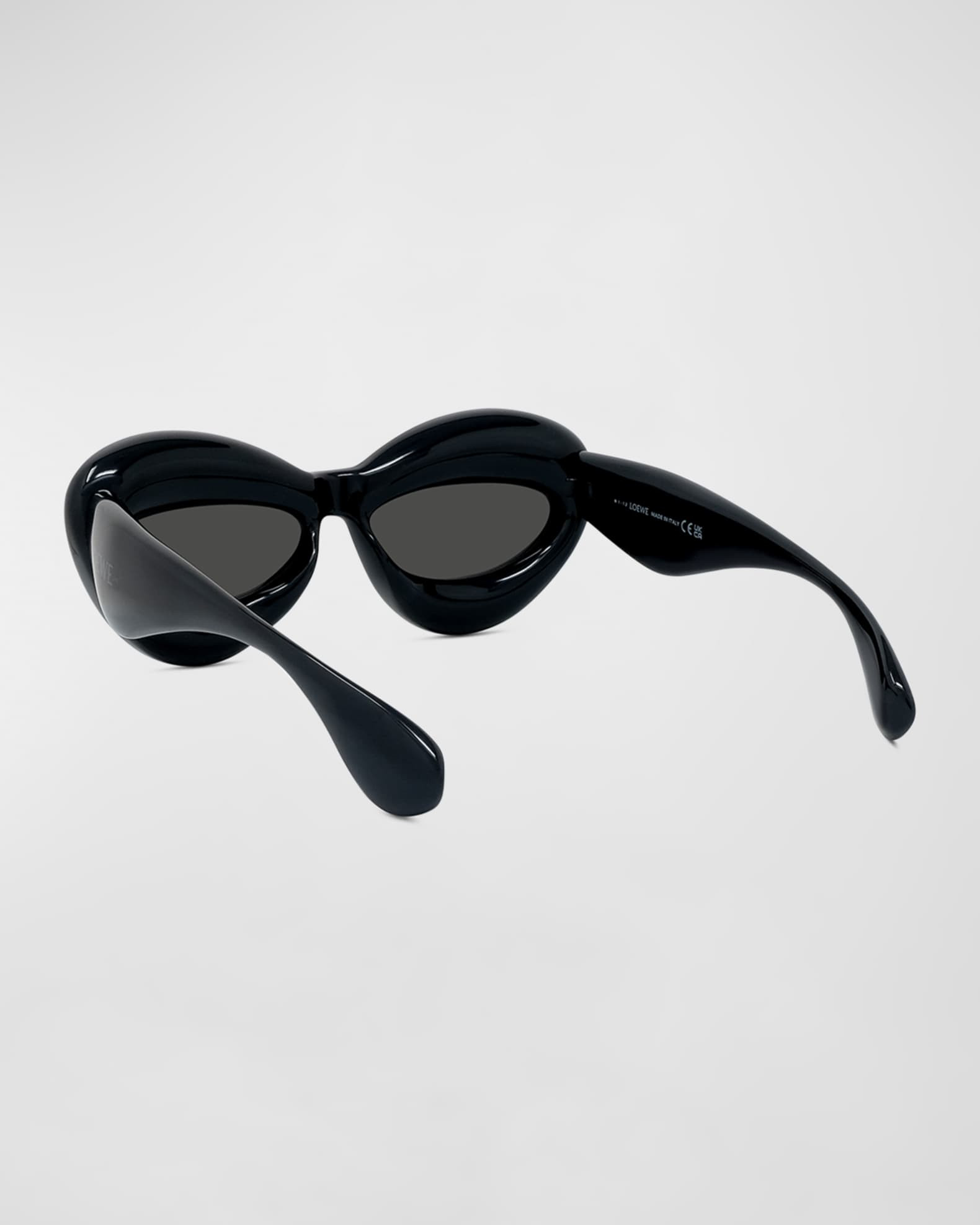 Inflated Injection Plastic Cat-Eye Sunglasses | Neiman Marcus