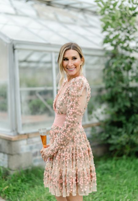 Pink floral lace dress, perfect wedding guest dress. Wearing size small. Just add strappy heels and a clutch! 


#LTKparties #LTKFind #LTKwedding