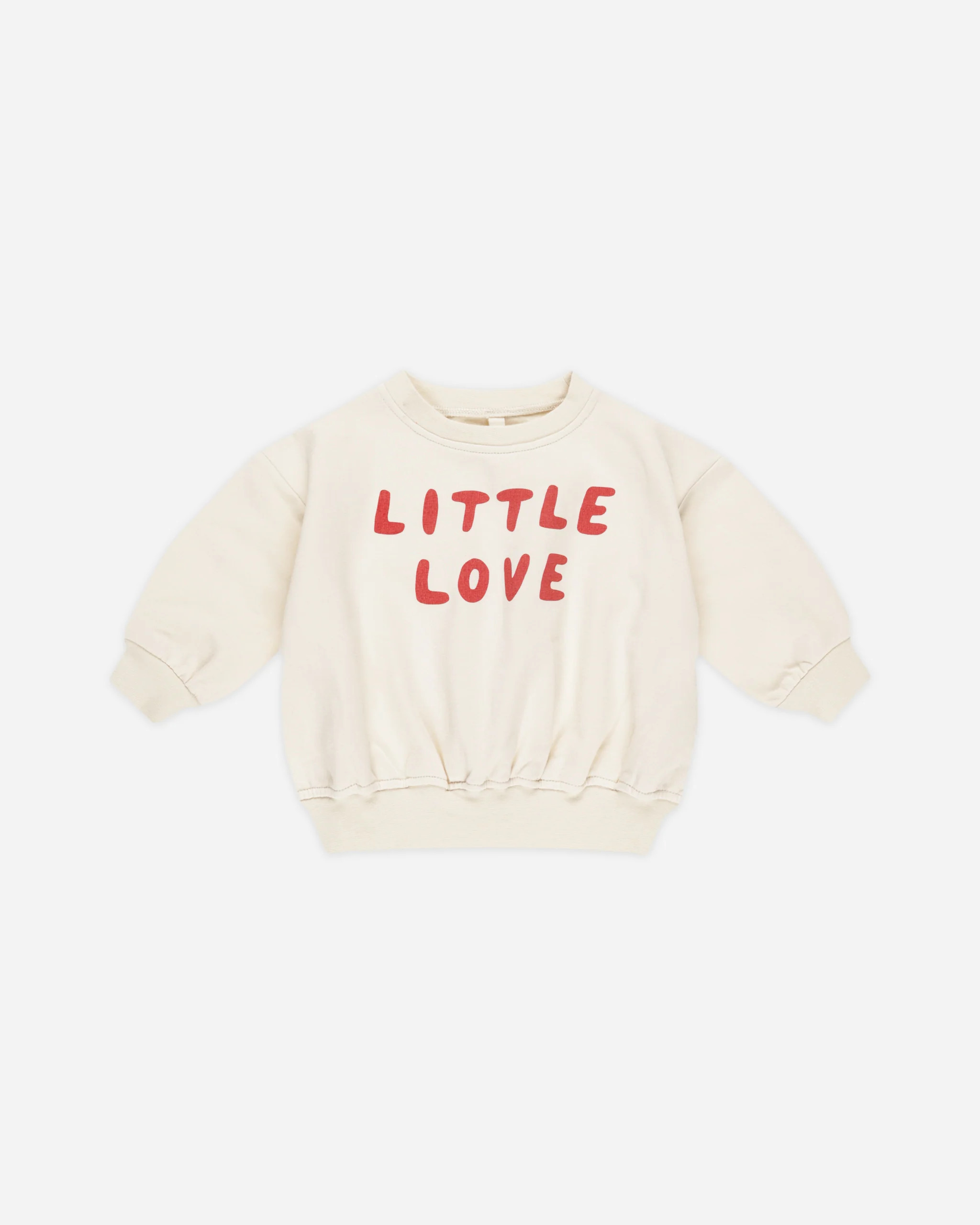 Relaxed Fleece Sweatshirt || Little Love | Rylee + Cru