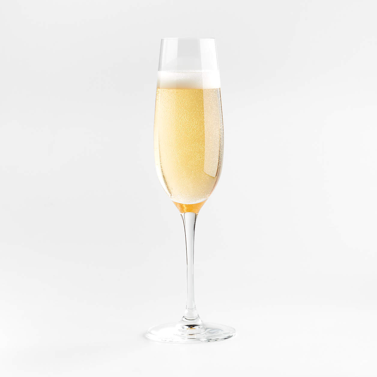 Aspen Champagne Glass Flute + Reviews | Crate & Barrel | Crate & Barrel