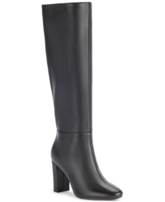 KARL LAGERFELD PARIS Women's Vani Almond toe Heeled Boots - Macy's | Macy's