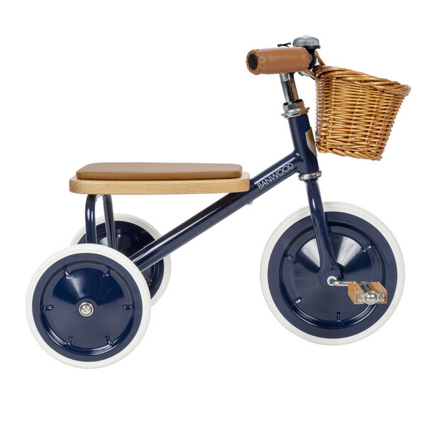 Trike, Navy - Banwood Bikes | Maisonette | Maisonette