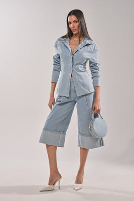 AKIRA Feel Free Stripe Gaucho | Size Small | AKIRA
